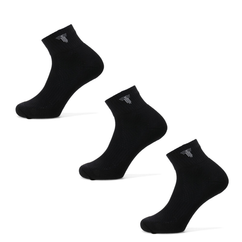 Medias Unisex Tiffosi Tripack Medio Negro