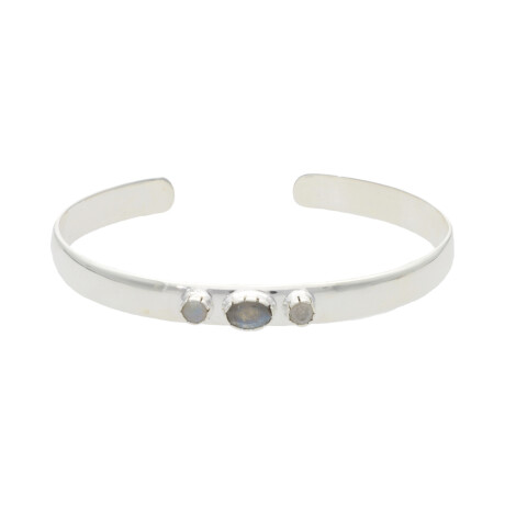 Pulsera Rigida Karvik Labradoritas Plata 925 0