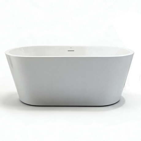 BAÑERA SIMPLE ACRILICO BLANCO AUTOPORTANTE CON DESAGÜE BLANCO