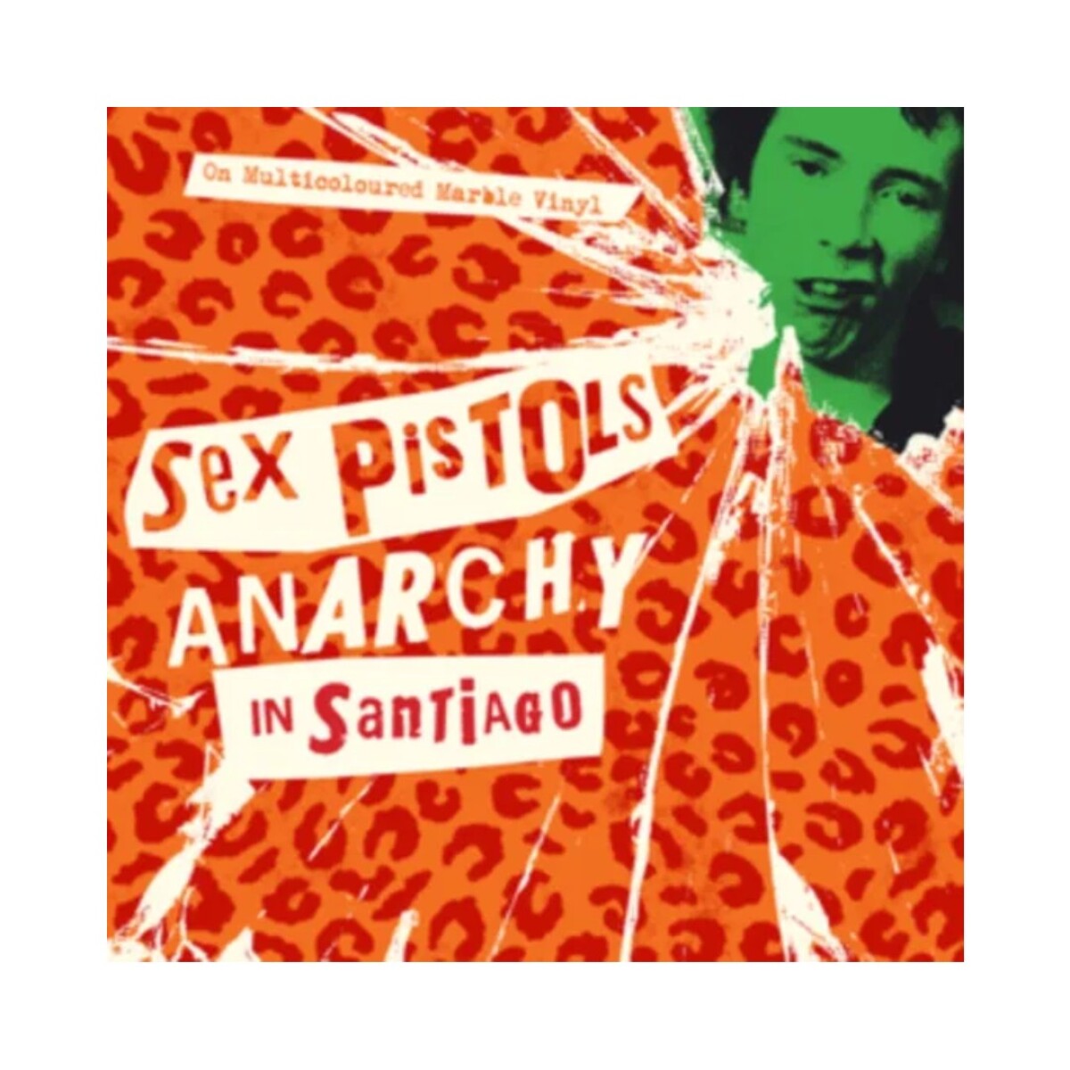 Sex Pistols - Anarchy In Santiago (multi Coloured Marble Vinyl) - Lp 