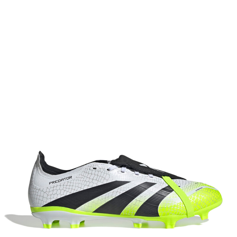 Championes de Hombre Adidas Blanco - Negro - Amarillo Limón