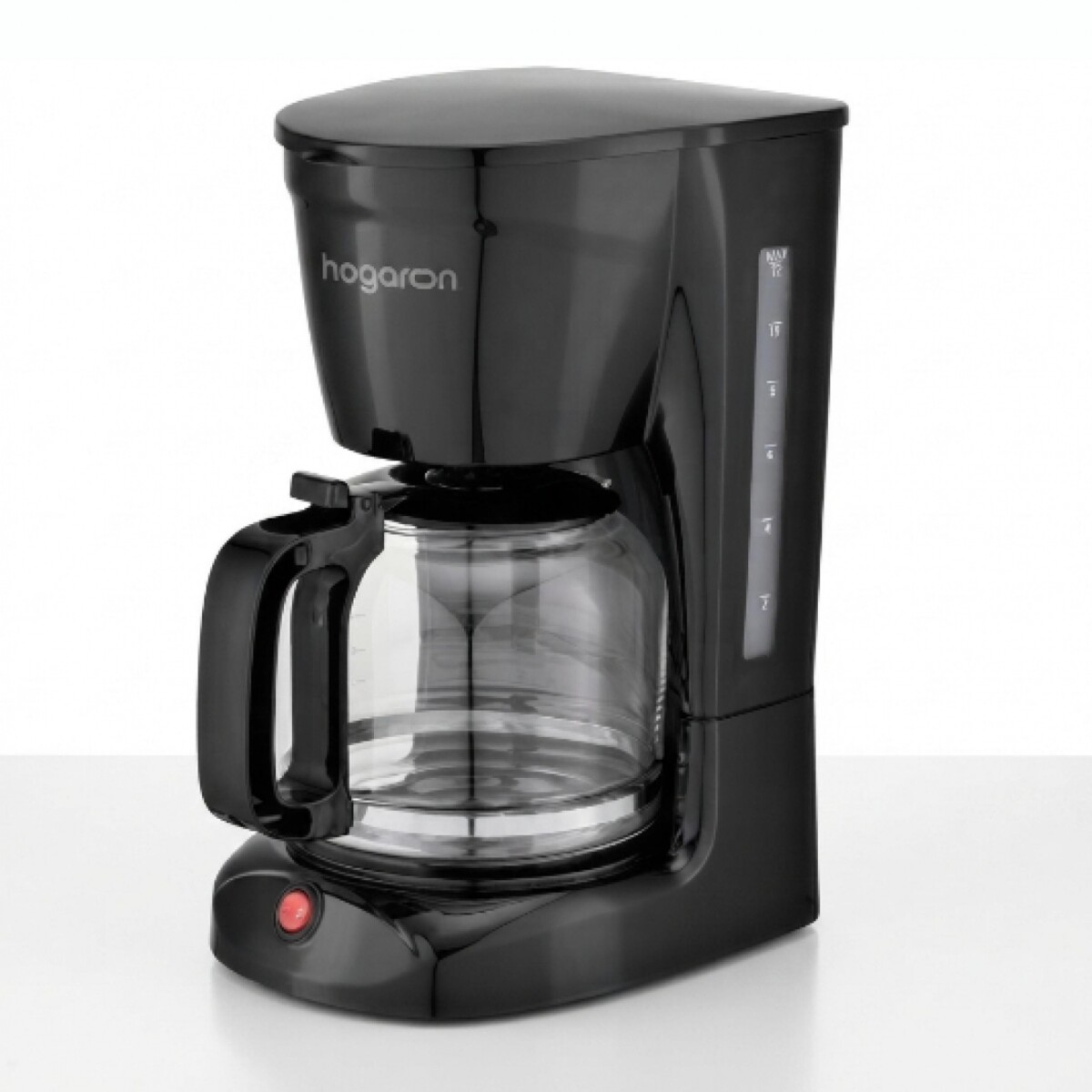 Cafetera De Goteo HOGARON HGCF18BK 1.8L 950W Capacidad 12-14 Tazas Filtro Reutilizable Función Mantener Caliente 