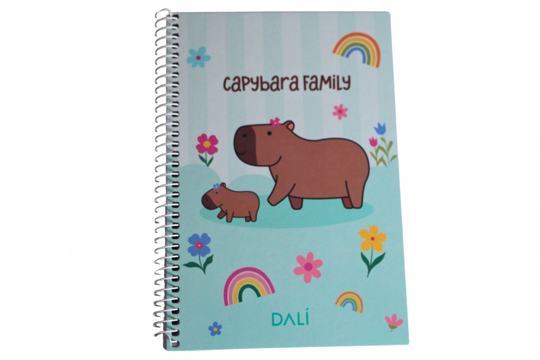 CUADERNO A5 DALI 70 HOJAS - TAPA CAPYBARA FAMILY 