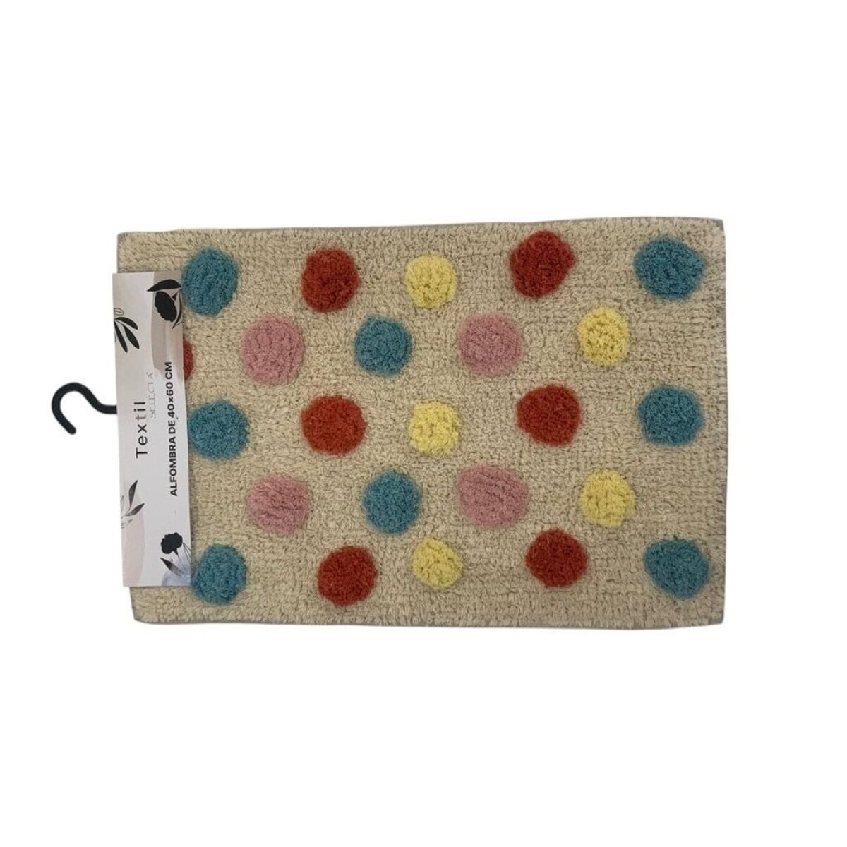 ALFOMBRA RECT POP 40X60CM CIRCULOS 