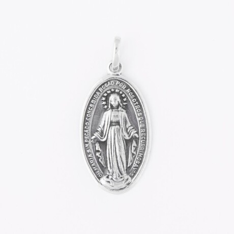 Medalla Virgen Milagrosa N°3 - Plata 925 Medalla Virgen Milagrosa N°3 - Plata 925