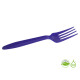 Tenedor Biodegradable x10 Unidades Morado