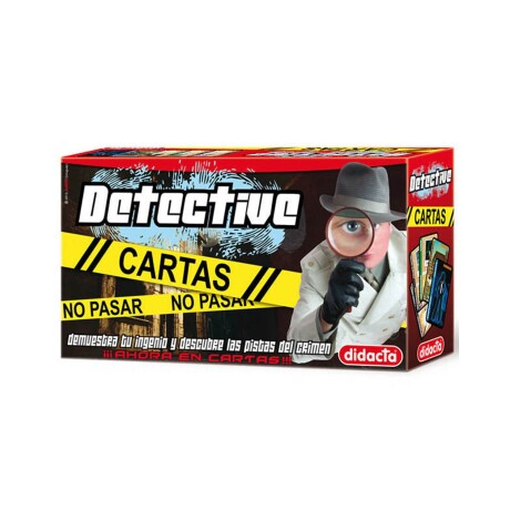 Juego de mesa Didacta Detective Cartas Juego de mesa Didacta Detective Cartas