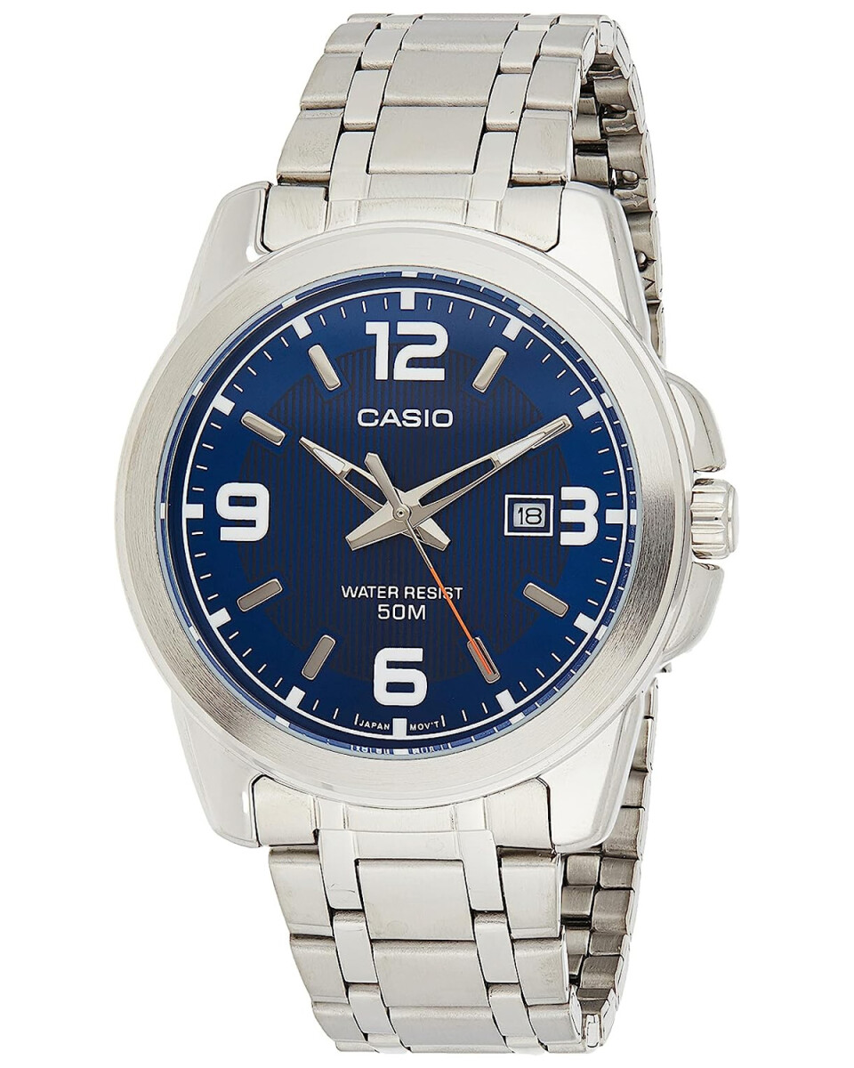 Reloj Análogo Casio MTP-1314D Resistente Al Agua - Azul 