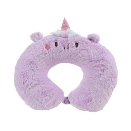 Almohadón cuello Unicornio violeta