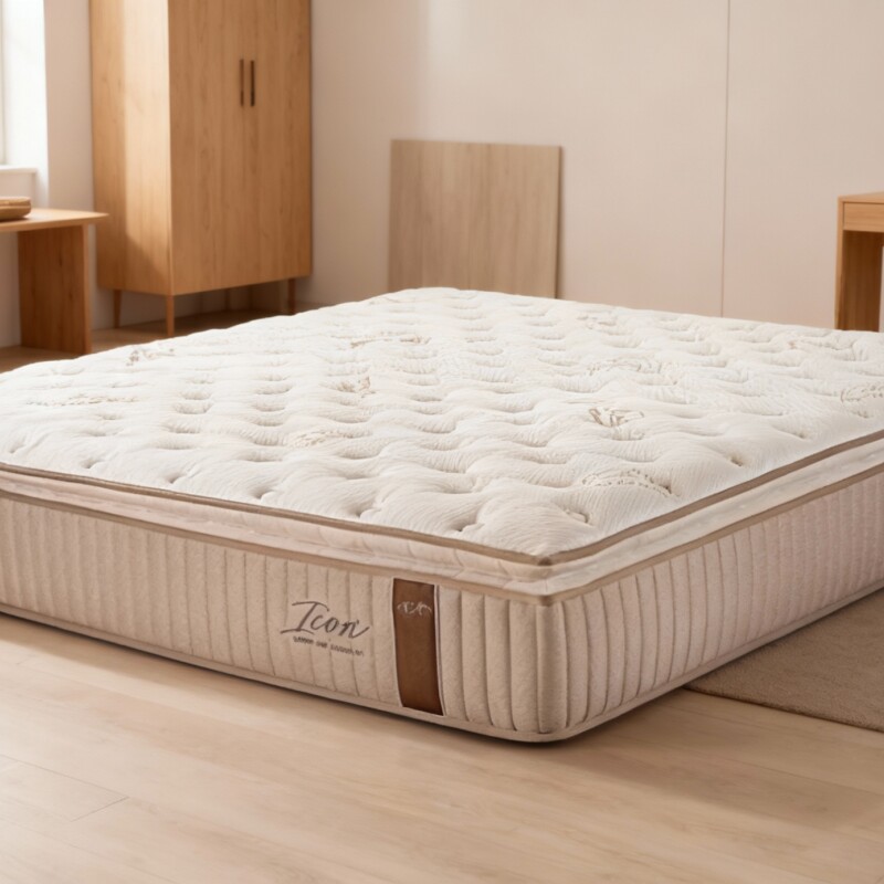 Colchón de resortes Icon Extra King 193x203x036