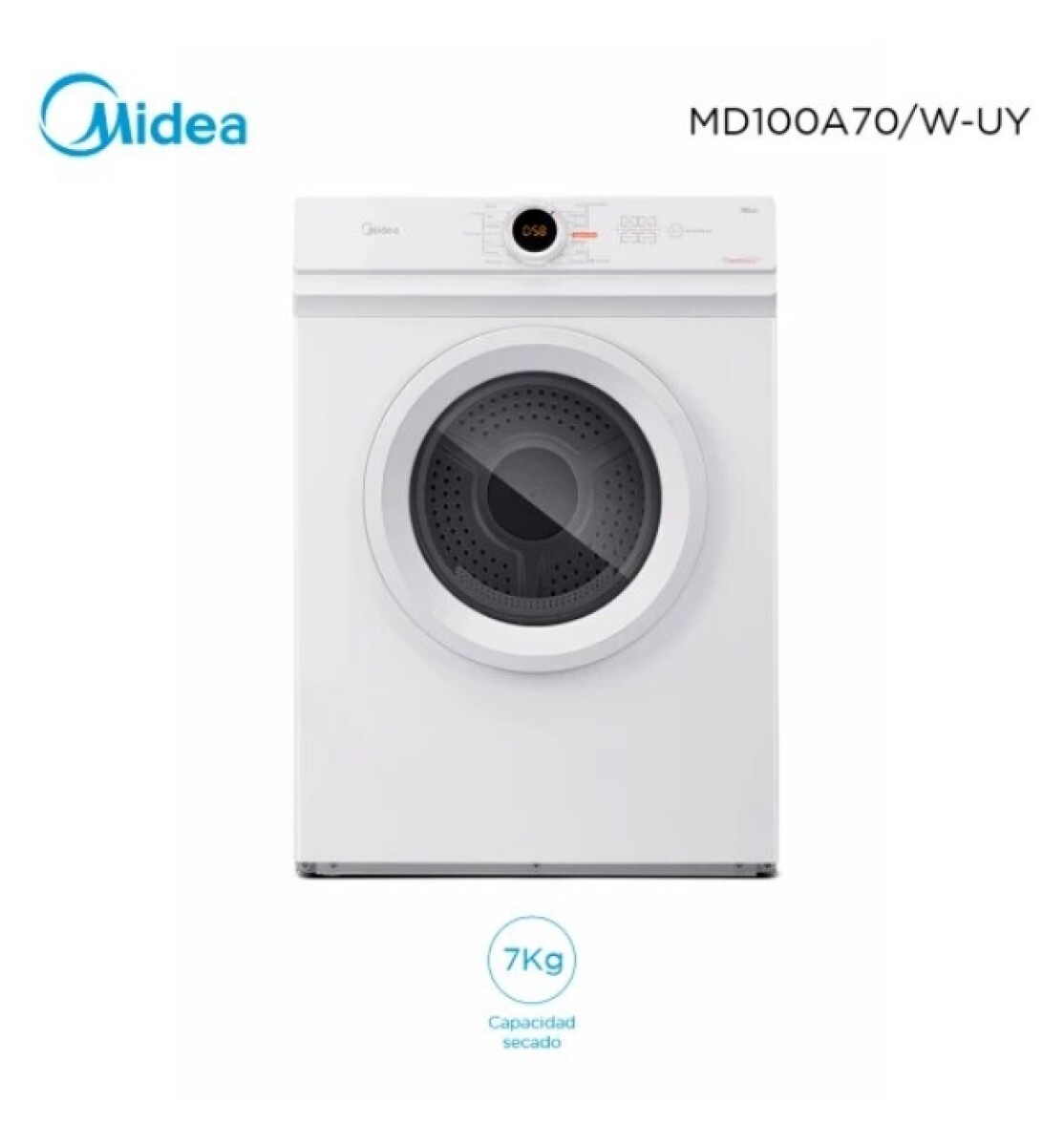 Secarropas Midea 7kg Blanco 