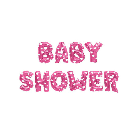 Globo De Aluminio Baby Shower Rosado