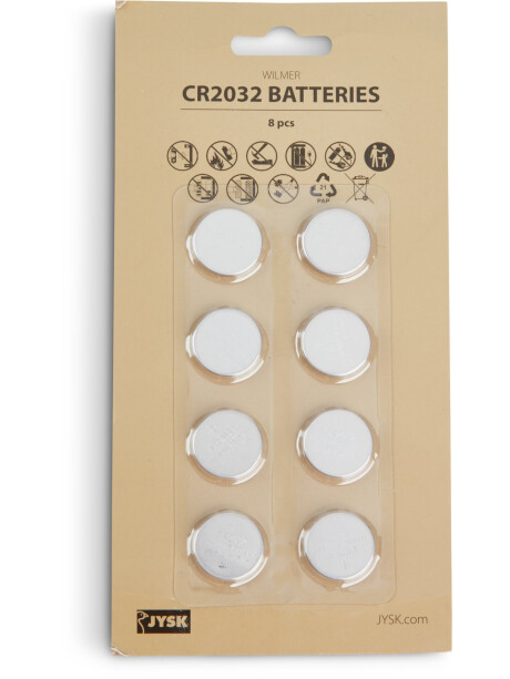 Pilas WILMER CR2032 8 unidades Pilas WILMER CR2032 8 unidades