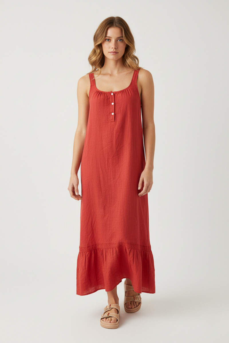 Vestido Bidelia - Rojo 