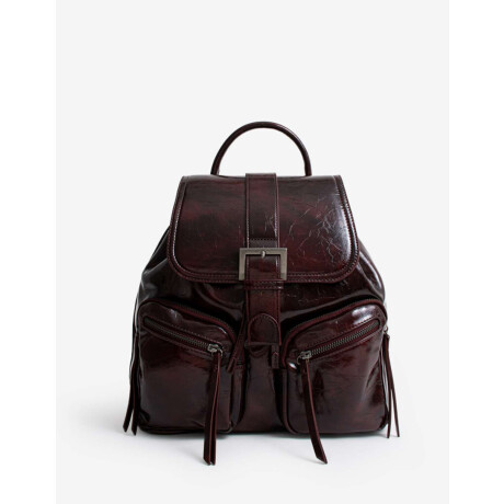 Mochila Multipocket Rojo Burdeaux