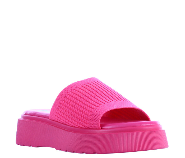 Sandalia de Mujer Miss Carol QUIRIMBA con tira de tela Fucsia