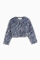 Campera animal print GRIS