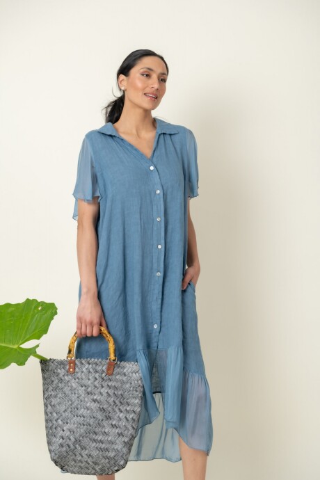 VESTIDO ANEMONA Baby blue