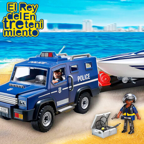 Playmobil 70534 Camioneta Policia + Lancha 90pcs Playmobil 70534 Camioneta Policia + Lancha 90pcs