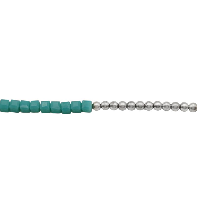 Pulsera cuadrados-Plata 925-Resina verde-PU3027 sinpiedra