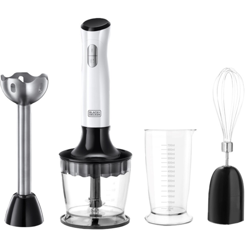 Mixer de Inmersión Black & Decker 500ml HB24710-CL 24782 Mixer de Inmersión Black & Decker 500ml HB24710-CL 24782