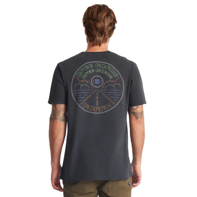 Remera Roark Open Roads - Negro Remera Roark Open Roads - Negro
