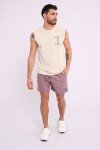 Musculosa estampada Gris