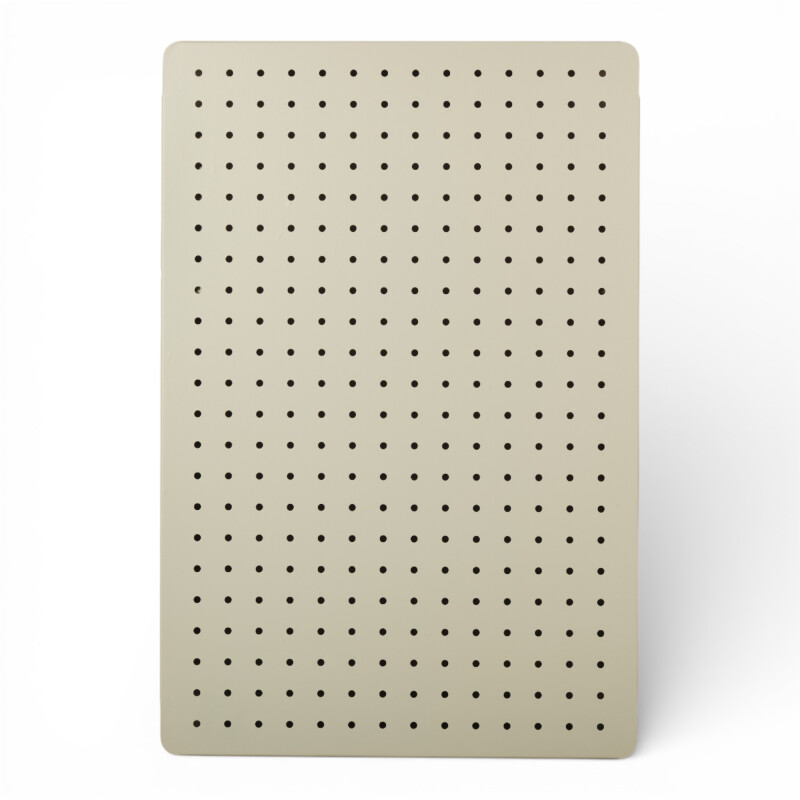 Panel perforado pegboard metálico organizador de pared 60x40 cm – Multiuso para el hogar Blanco