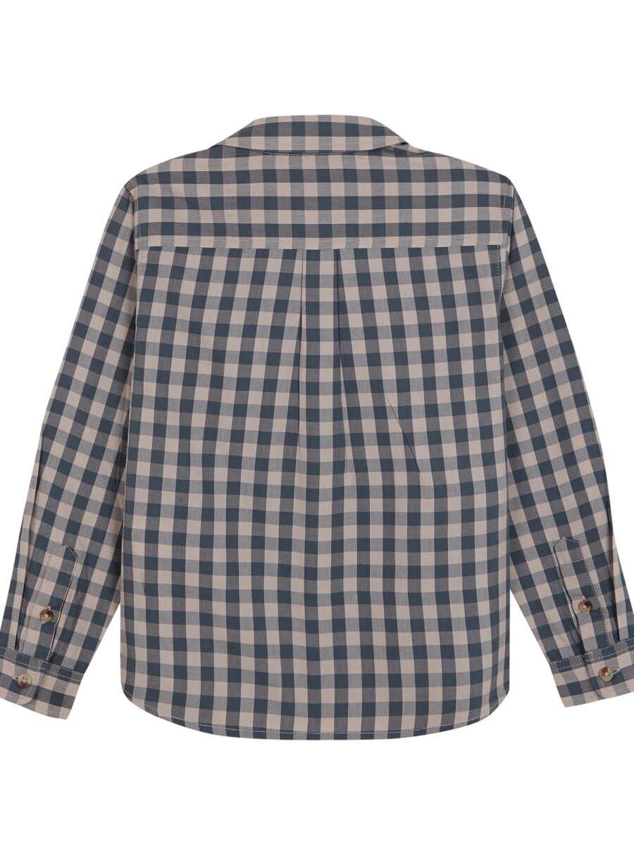 Camisa Tapeta Corta Petroleo