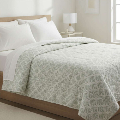 Acolchado 2 Plazas Home Class 100% Microfibra D 650-1 Jade