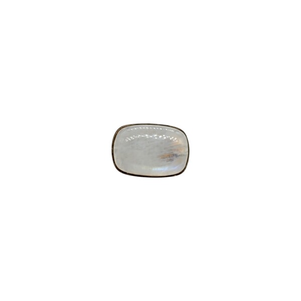 Anillo Rectangular Piedra luna Plata 925 - AN4760 sinpiedra