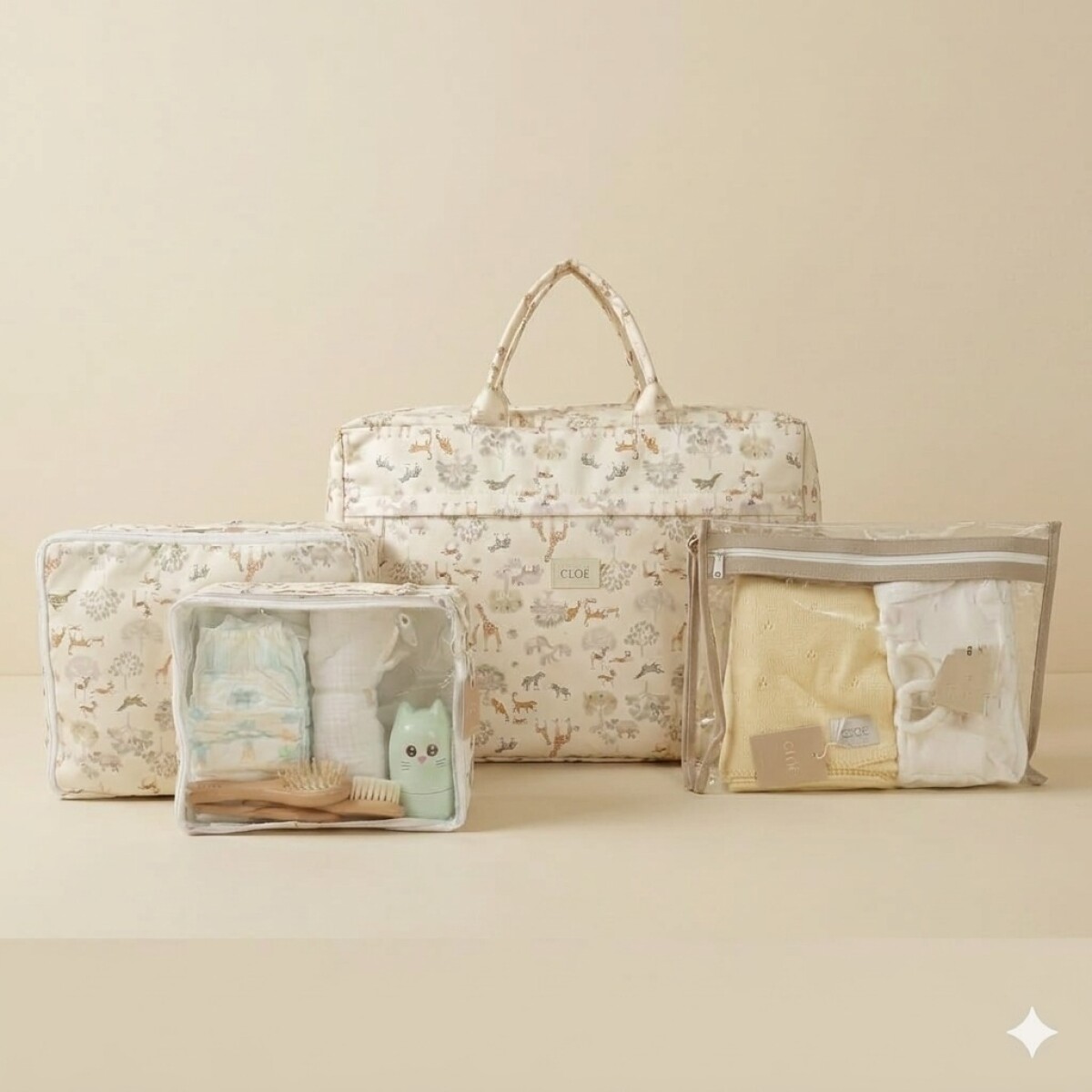 Set Valija para el Parto - Savanna Gris 