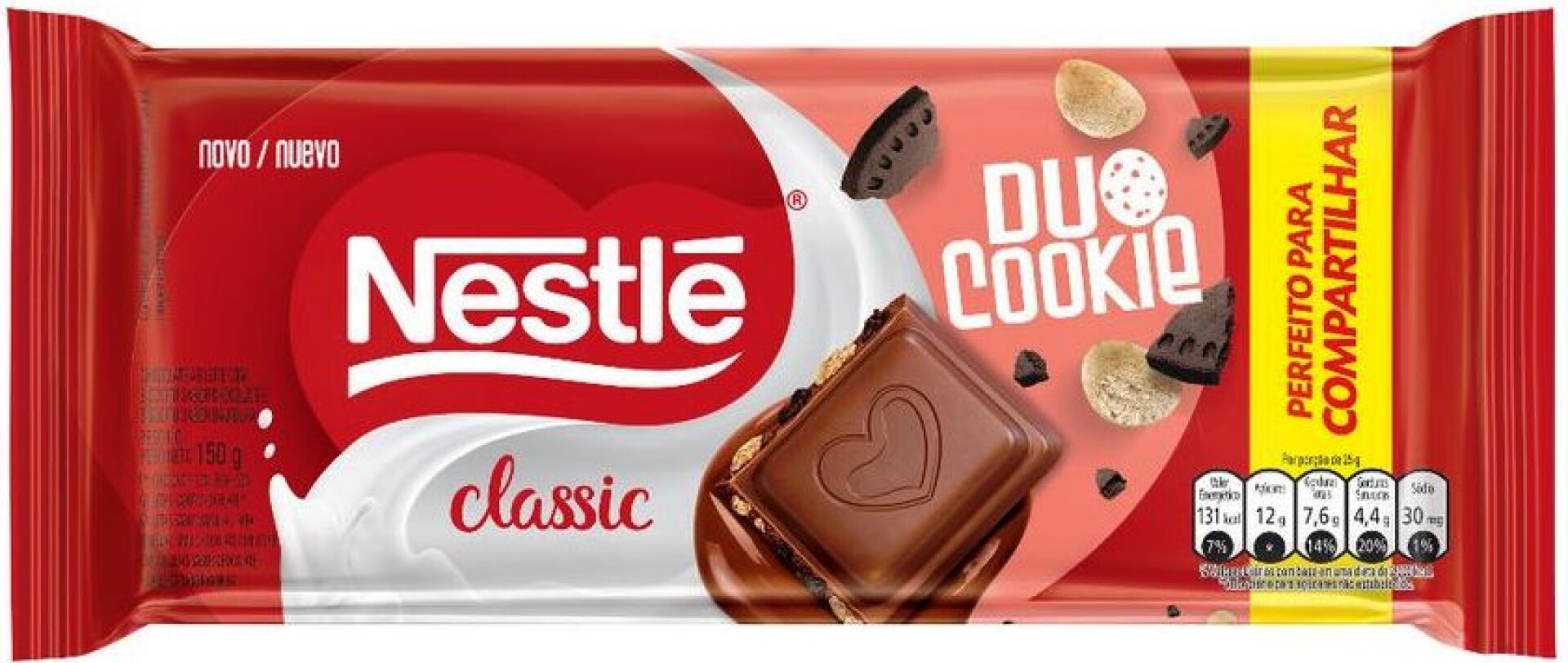 TABLETA NESTLE CHOCOLATE 150G COOKIE 