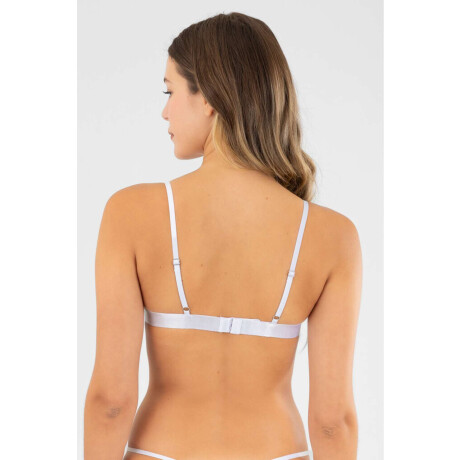 Soutien triangulo orquidea Blanco