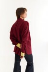 Camisa Braid Bordo