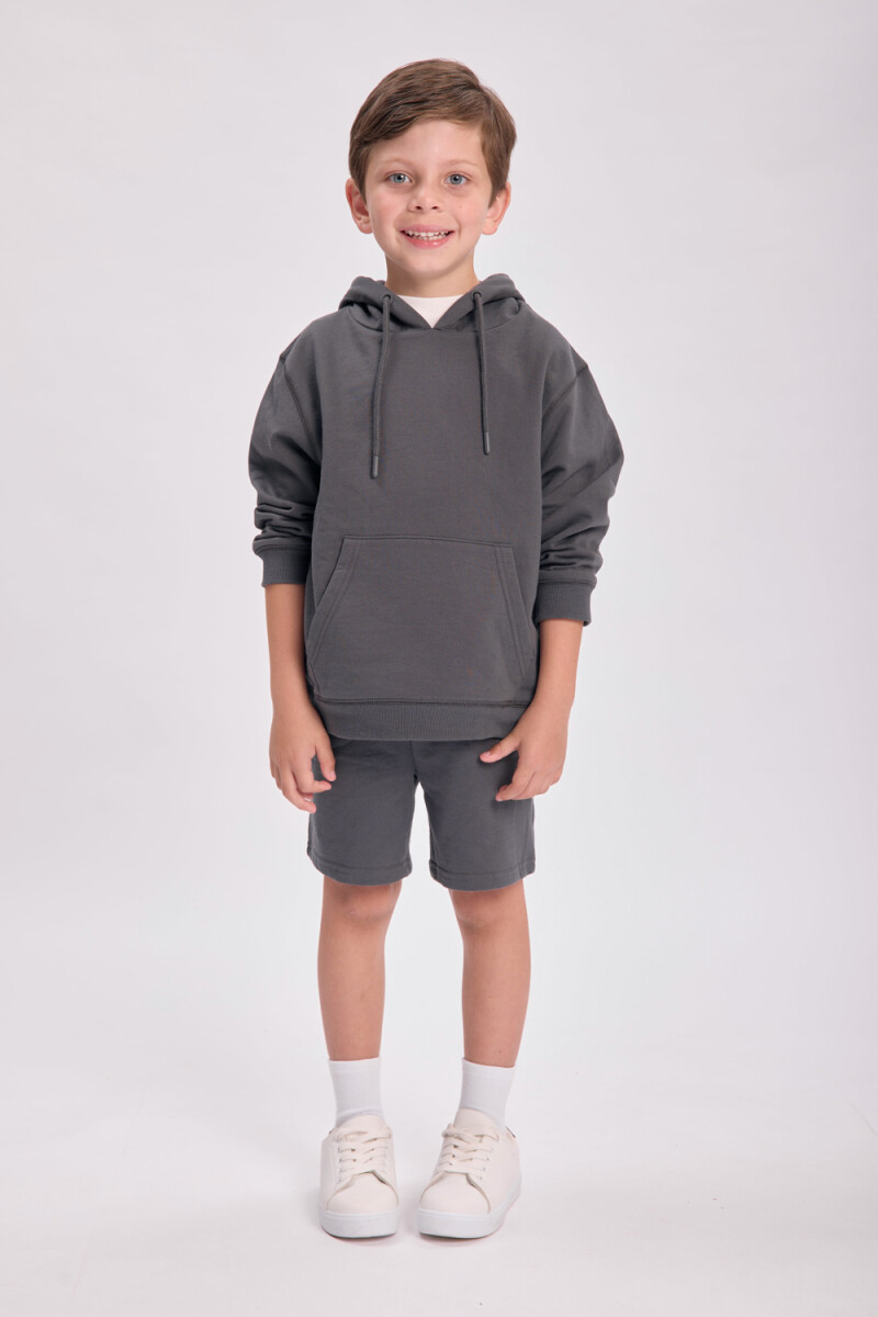 Canguro deportivo básico Gris