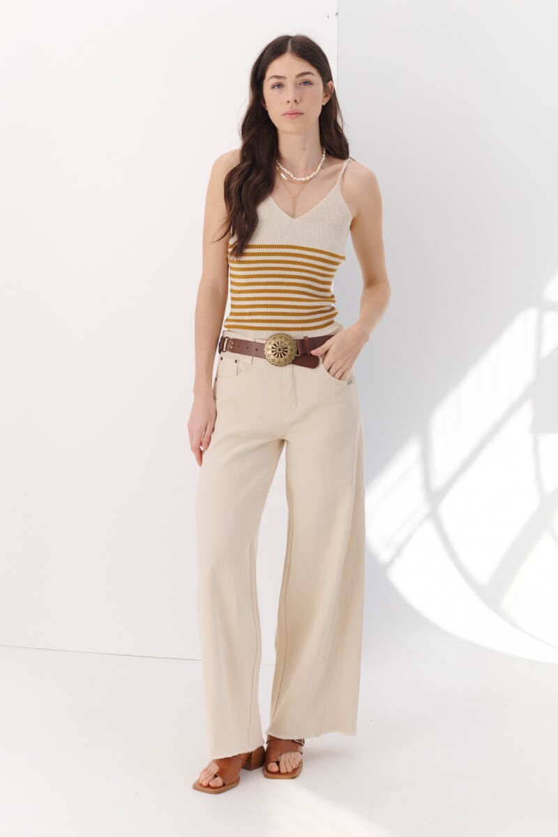 PANTALON COTTON NATURAL