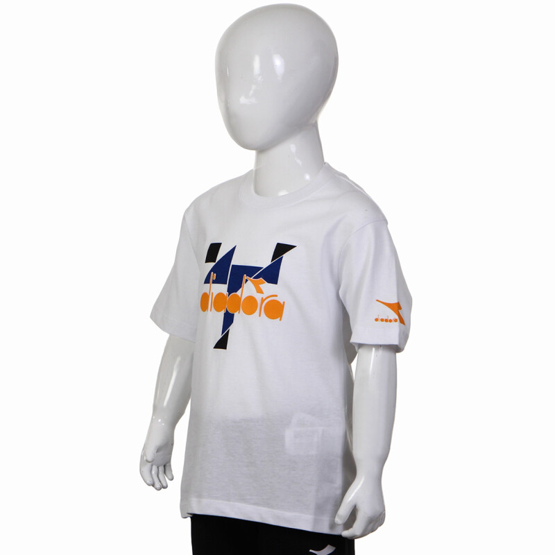 Diadora Junior Boy.T-SHIRT SS TWISTER Blanco