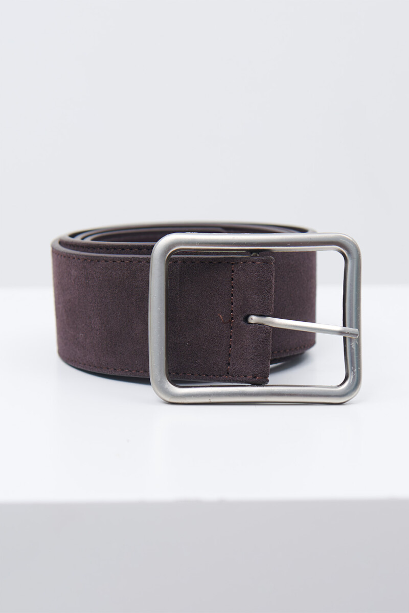 CINTO GAMUZA 50 MARRON