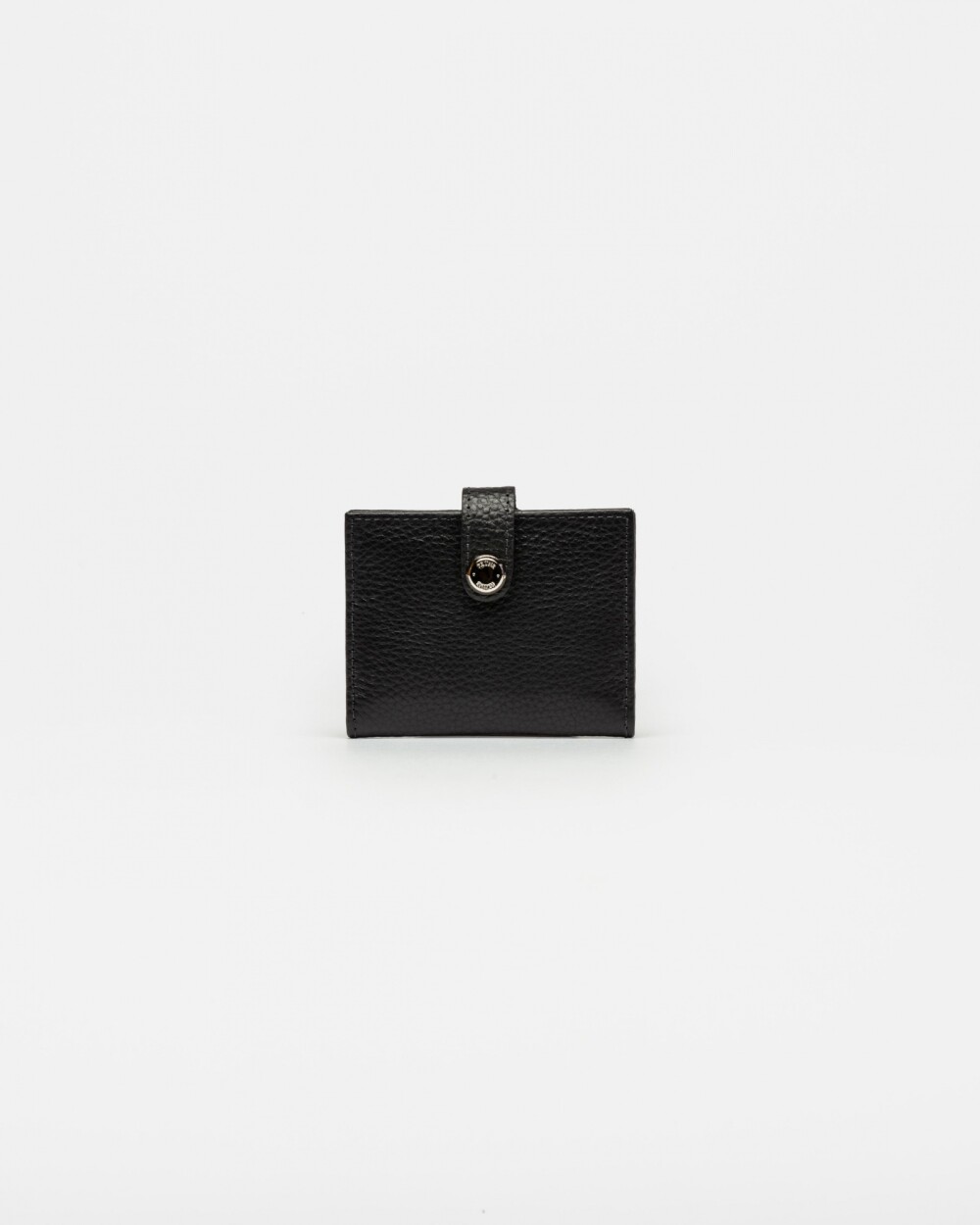 Tarjetero Sand en cuero graneado Negro