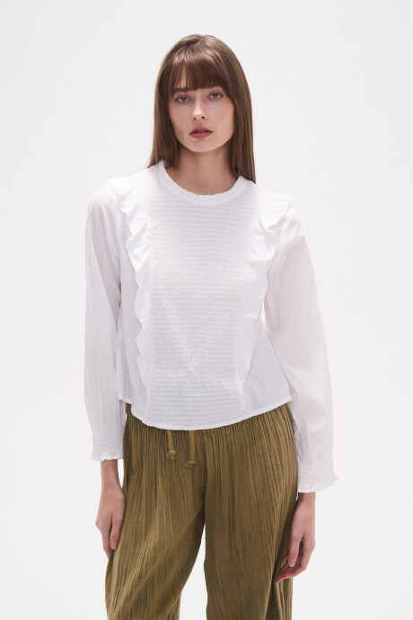 Blusa Cheriel Blanco