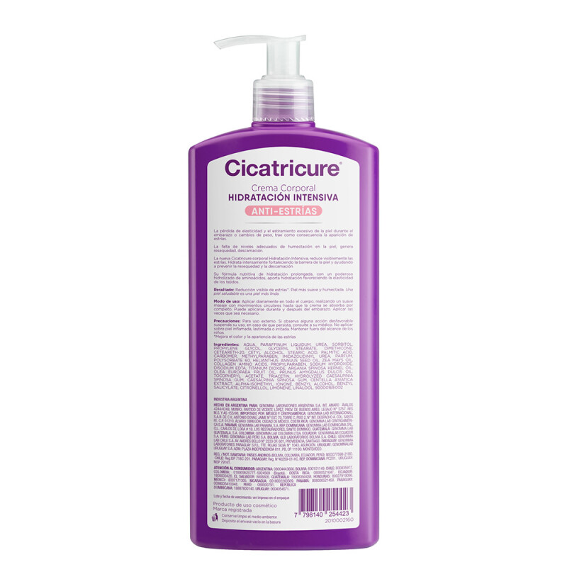 Crema Cicatricure Anti Estrias 400 ml Crema Cicatricure Anti Estrias 400 ml