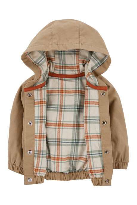 Campera de lona con forro de franela Campera de lona con forro de franela
