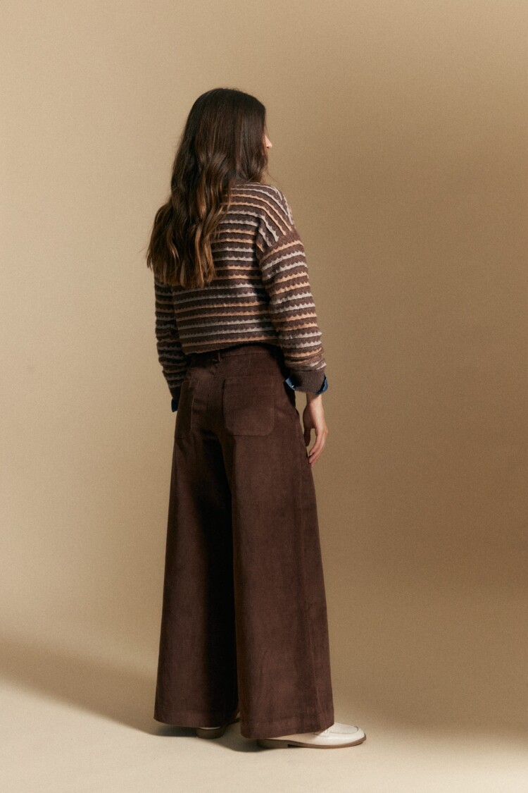 PANTALÓN AMAURY Marrón Corteza