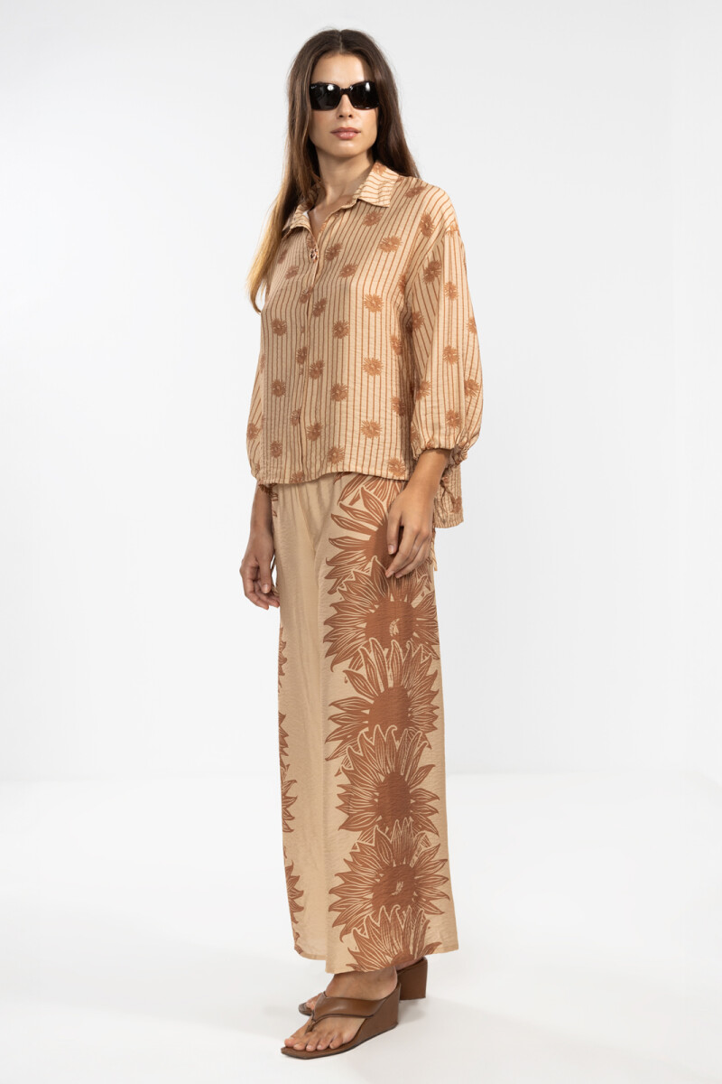 MICHU PANTS Bloom Camel