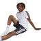 Short de Niños Adidas Es JRS Negro - Blanco