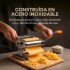 Maquina Para Hacer Tallarines Pastas Ravioles Y Estirar Masa Variante Color Plateado