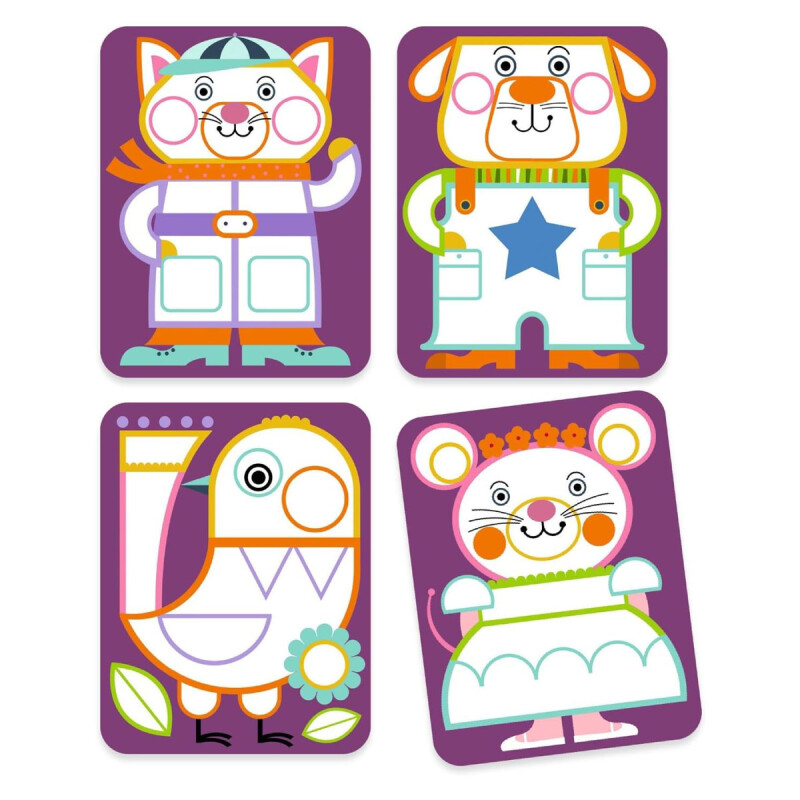 Set Pintura con paleta Mejillas regordetas Djeco Set Pintura con paleta Mejillas regordetas Djeco