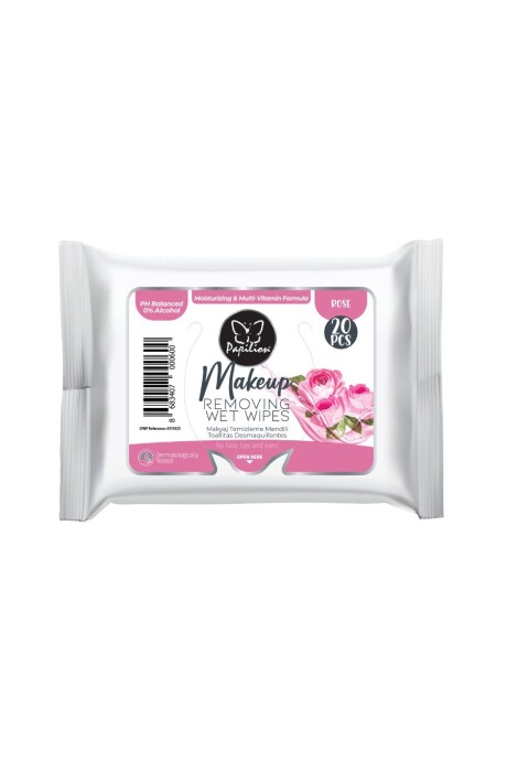 Toallitas desmaquillantes x 20 unidades Rosa