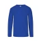Camiseta a la base niño manga larga Azul Royal